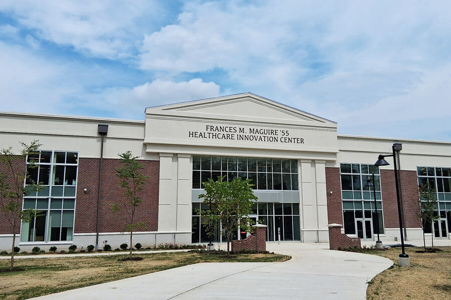 The new Frances M. Maguire '55 Healthcare Innovation Center